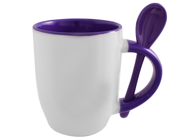 Sublimation Whirl Mug & Spoon 1